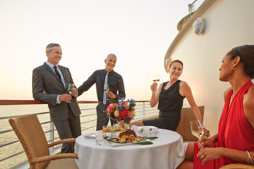 Seabourn Ovation Interior In Suite Dining