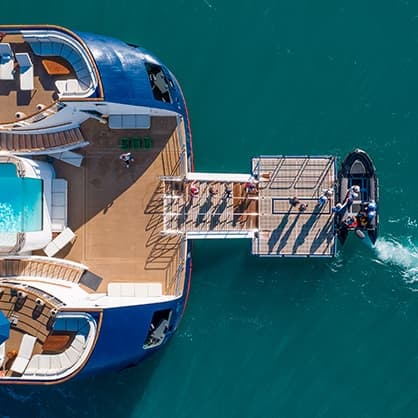 Ponant Le Jacques Cartier The Hydraulic Platform