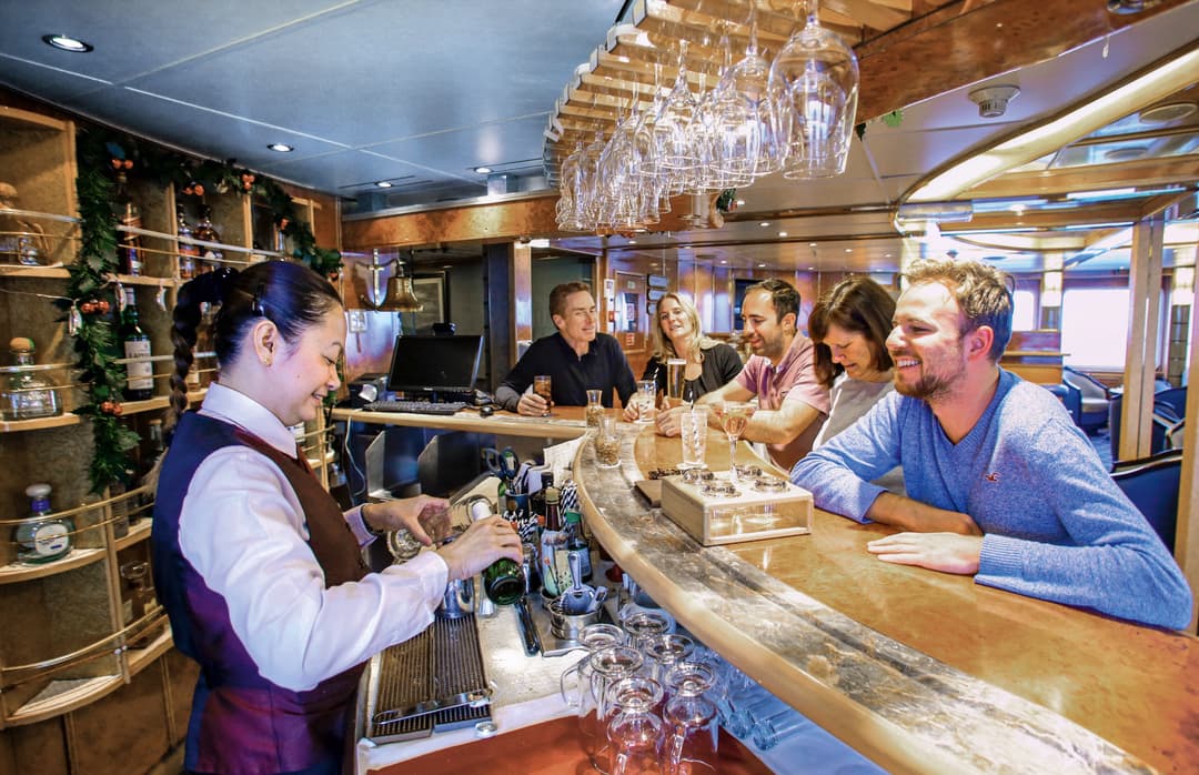 Poseidon Expeditions, Sea Spirit, Club Lounge Bar, @Georgina Strange