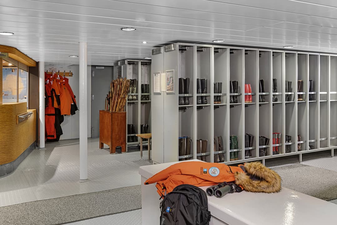 Ng Le Ng Explorer Mudroom ©Lindblad Expeditions Douglas Scaletta