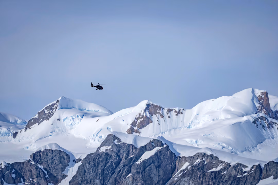 Scenic Ocean Cruises Scenic Eclipse Recess Cove Charlotte Bay Antarctic Peninsular Helicopter ©Benn Berkeley 1