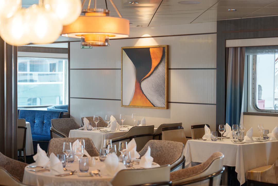 Quark Expeditions, Ocean Explorer Main Dining Room 9 ©Quark Expeditions