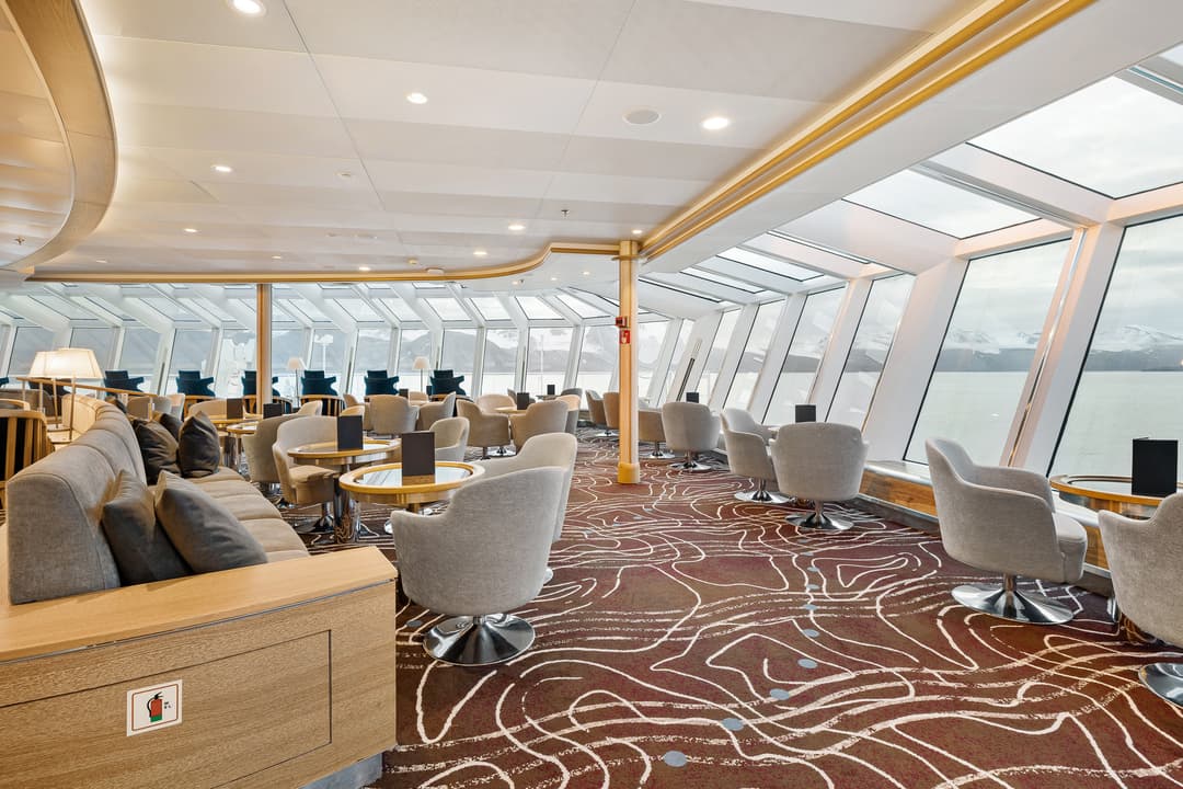 Hx Hurtigruten Expeditions Ms Fram Explorer Lounge & Bar 6 ©Espen Mills