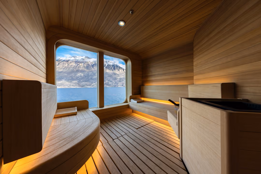 Seabourn Venture Sauna ©Scott Martin