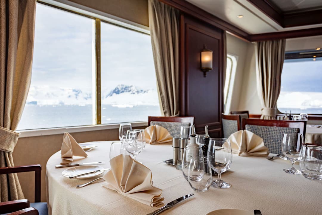 Heritage Expeditions Heritage Discoverer Dining Room