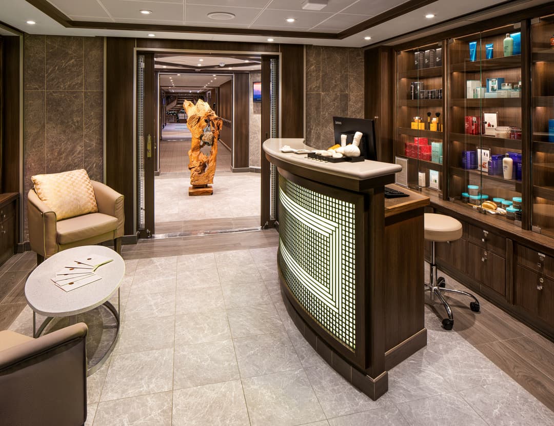 ©Silversea Cruises Silver Moon Spa Reception